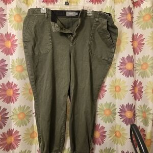 Torrid Olive Utility Cargo Joggers
